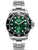 Swiss Military Hanowa Herren-Armbanduhr: grünes Zifferblatt, schwarze Lünette, Edelstahlband