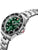 Swiss Military Hanowa Herren-Armbanduhr mit grünem Zifferblatt, schwarzer Lünette, Edelstahlband