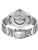 Herren-Automatik-Armbanduhr Rückseite mit Sichtboden, Edelstahlarmband