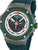 Swiss Military Hanowa Chronographenuhr mit grünem Silikonarmband und grauem Gehäuse