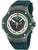 Swiss Military Hanowa Chronographenuhr mit grünem Zifferblatt und roter Zeigerspitze