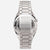 Seiko Herrenarmbanduhr mit silbernem Stahlband und Gehäuseseite mit SEIKO-Schrift