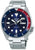Herrenuhr mit blauem Zifferblatt, Pepsi-Lünette und Edelstahlarmband