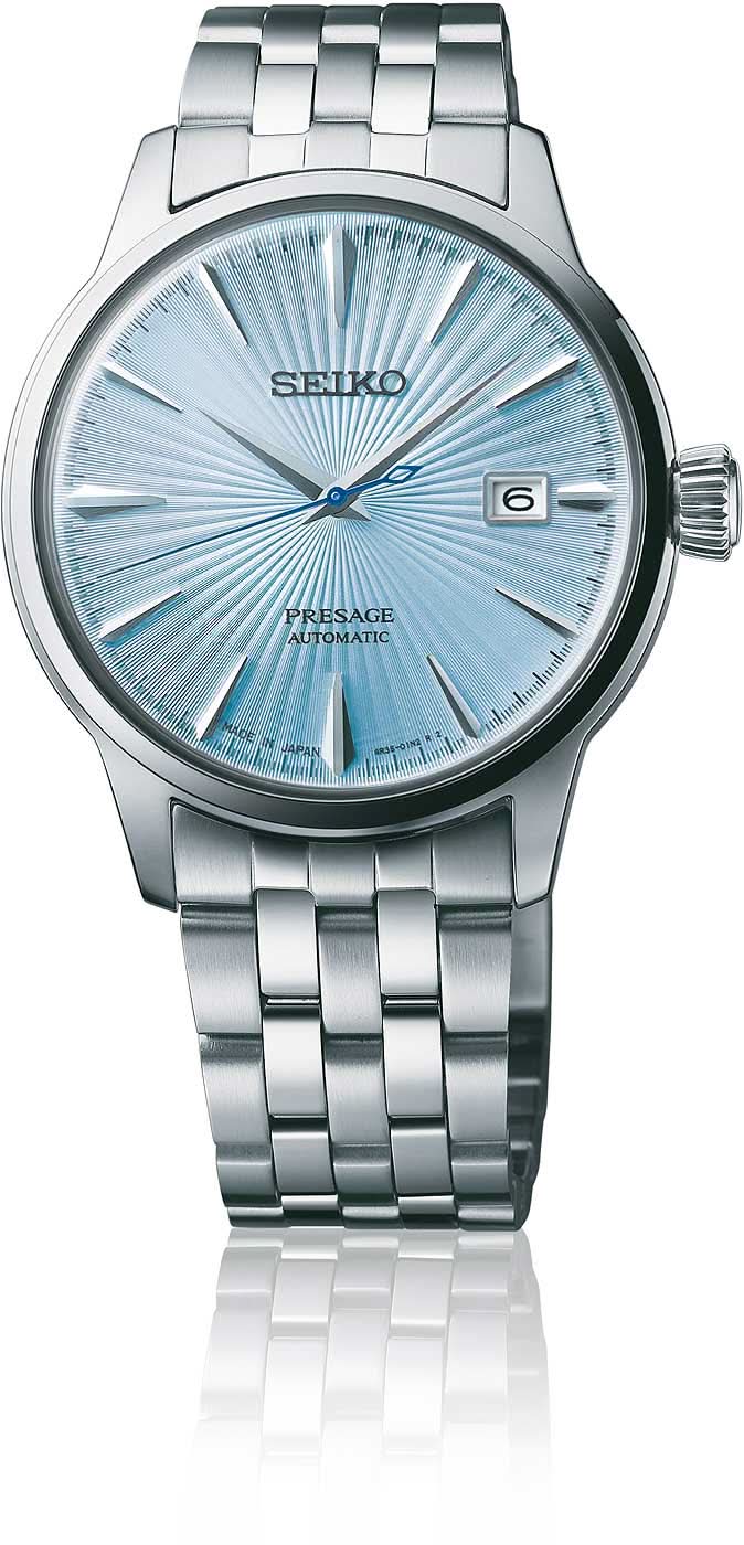 Montre Seiko Presage SRPE19J1 pour homme • Automatique japonaise • Design Cocktail Time