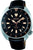 Montre automatique Seiko Prospex pour homme avec cadran noir et bracelet en cuir noir