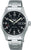Montre automatique Seiko 5 Sports pour homme avec cadran noir et bracelet en acier inoxydable