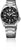 Montre Seiko-Sports pour homme, cadran noir avec lunette et bracelet en acier