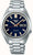 Montre Seiko 5 Sports pour homme : cadran bleu, bracelet en acier inoxydable, affichage de la date