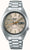 Seiko 5 Sports Herrenuhr mit Edelstahlarmband, beigem Zifferblatt und Datumsanzeige MON 6