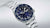 Montre Seiko pour homme avec cadran bleu, guichet jour/date et bracelet en acier inoxydable