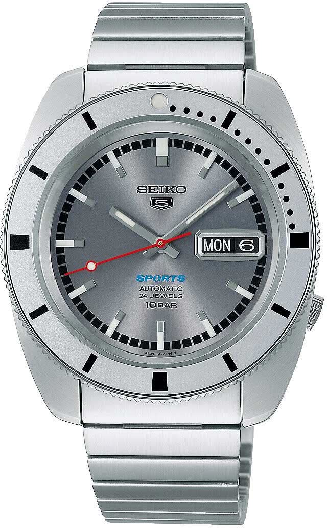 Montre bracelet pour homme en acier inoxydable avec cadran noir, lunette noire et affichage MON-6