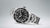 Montre SEIKO pour homme avec bracelet en acier inoxydable, lunette noire et cadran noir
