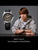 Seiko Herrenarmbanduhr am Handgelenk, schwarzes Zifferblatt, Lederband, MON 6