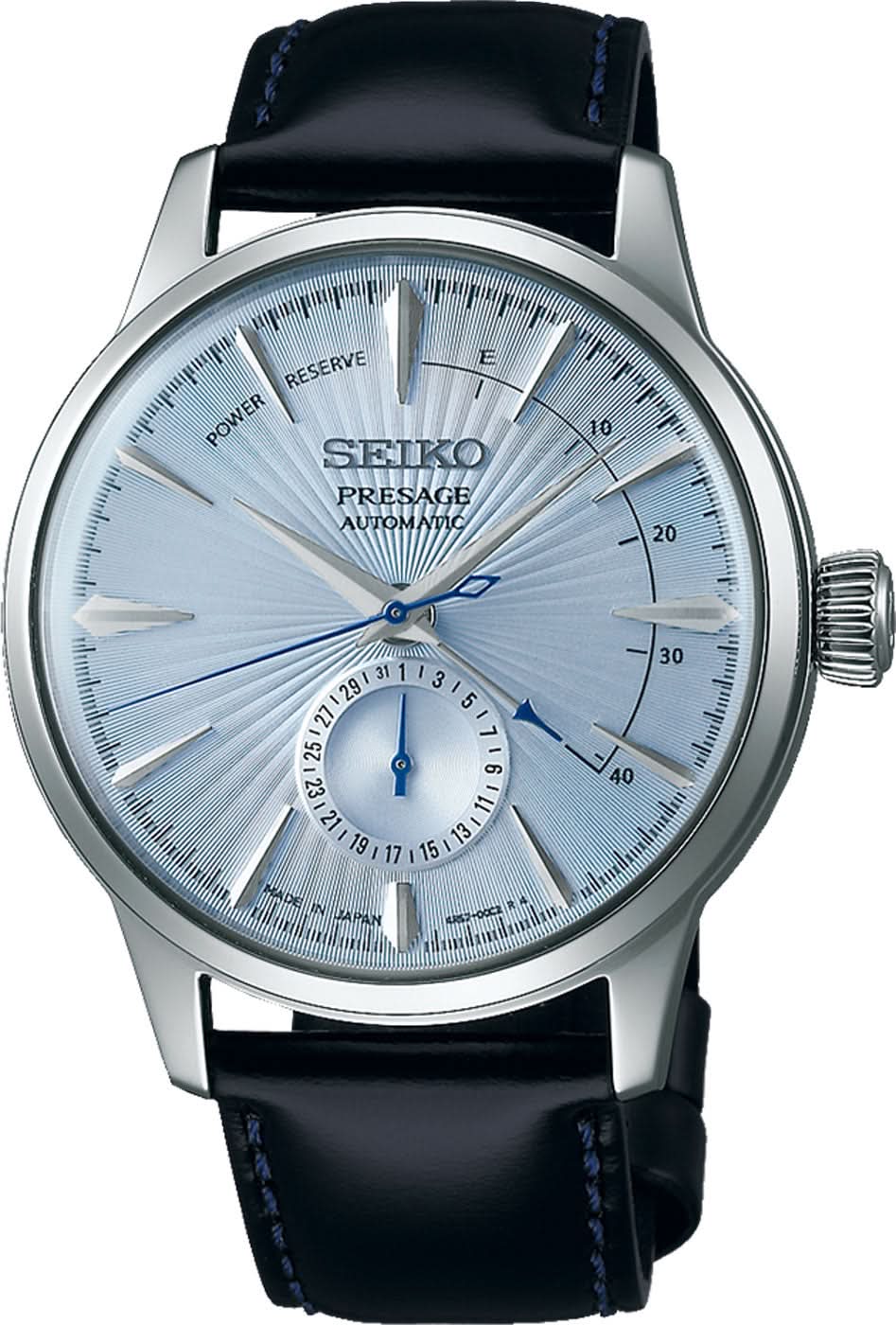 Montre Seiko Presage SSA343J1 pour homme • Calibre automatique 4R57 • Réserve de marche