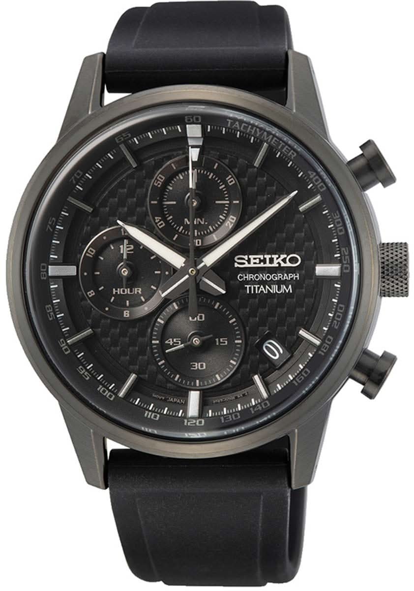 Montre Seiko Conceptual SSB393 pour homme • Titane • Chronographe à quartz
