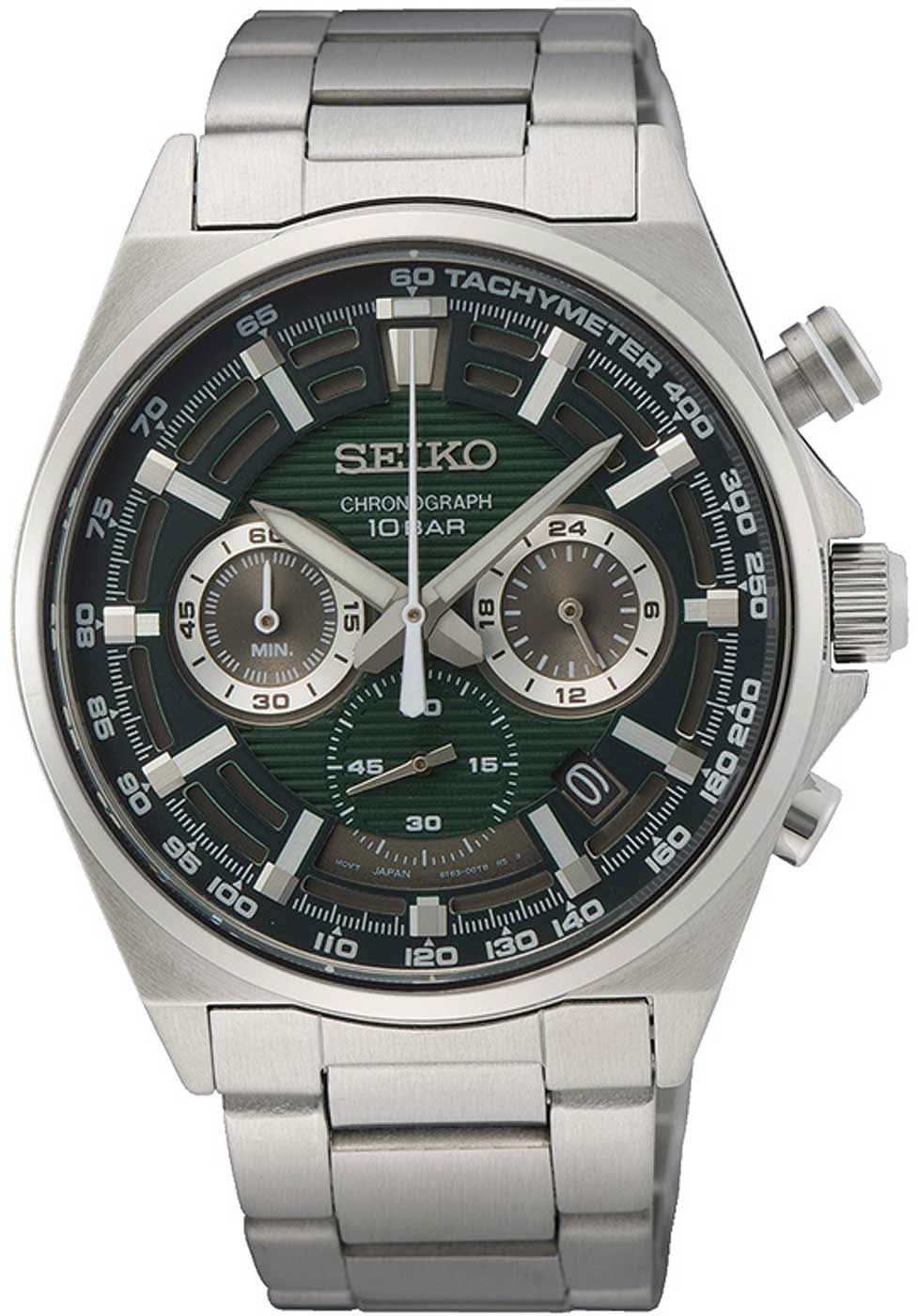 Montre Seiko Conceptual SSB405P1 pour homme • Qualité de fabrication japonaise • Chronographe sportif