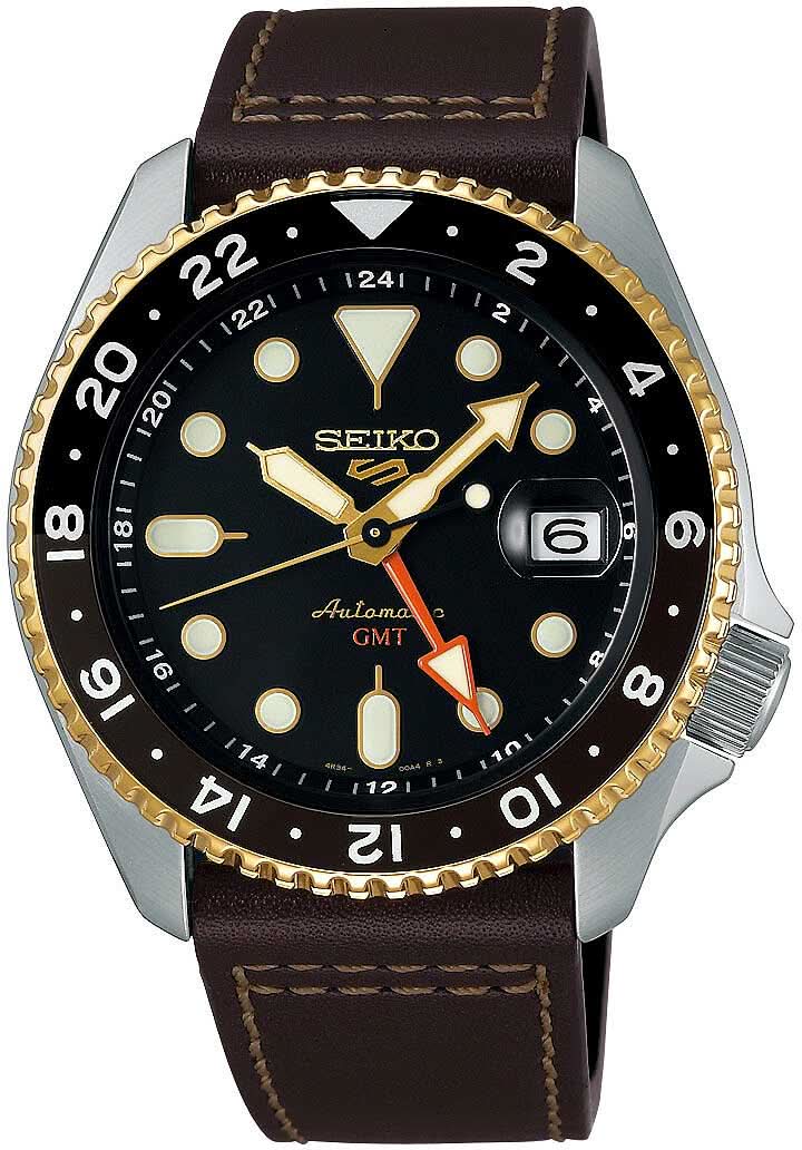 Montre Seiko 5 Sports SSK036K1 pour homme • GMT • Automatique
