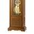 Enfilade en noyer avec porte vitrée, balancier doré et ornements décoratifs