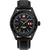 Herrenarmbanduhr Swiss Military Hanowa mit schwarzem Zifferblatt und Lederarmband, Edelstahlgehäuse