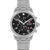 Swiss Military Hanowa Herren-Chronograph: schwarzes Zifferblatt, Edelstahlarmband