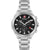 Herrenarmbanduhr Swiss Military Hanowa: schwarzes Zifferblatt, Chrono-Subdials, Edelstahlband