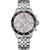 Herren-Chronograph Swiss Military Hanowa mit Edelstahlband, silbernem Zifferblatt und Datumsfenster