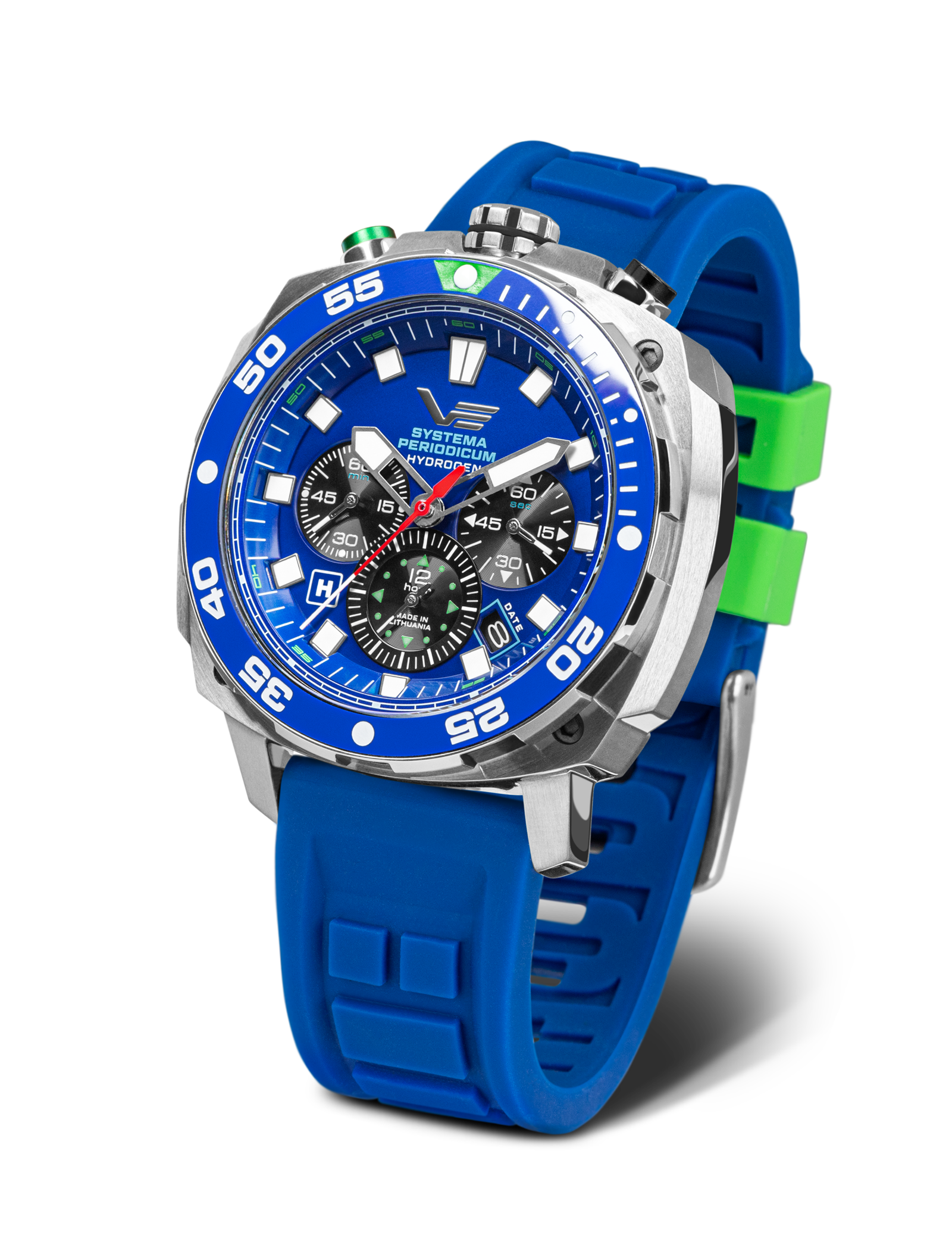Montre Vostok Europe Engine VK67-650A720 pour homme • Éclairage Tritium • 30 ATM