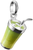 Pendentif breloque en argent avec incrustation de matcha latte en émail vert