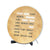 Horloge à mots AMS T1291 • Affichage de l'heure en toutes lettres • Aspect laiton vieilli