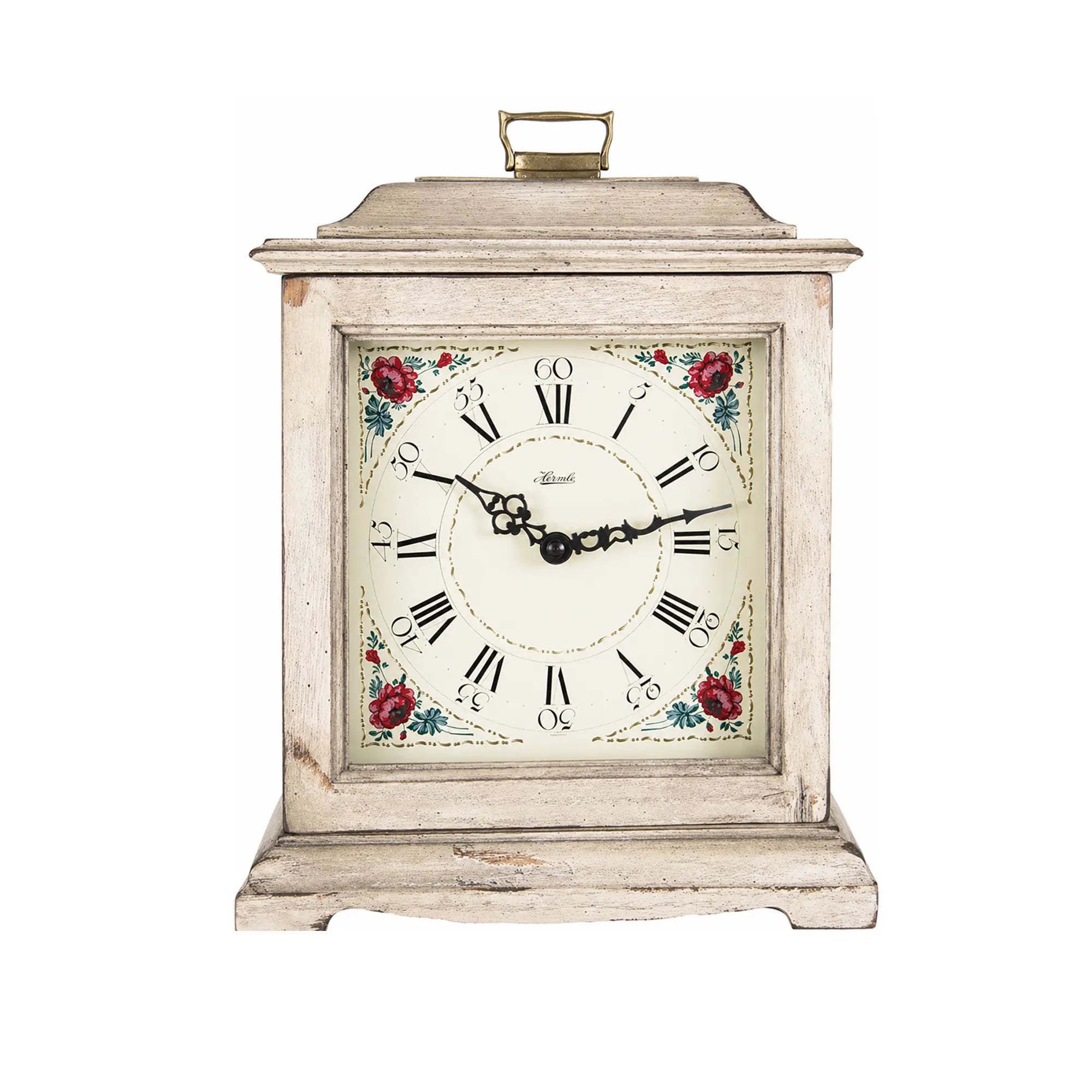 Horloge de table Hermle 33x25x15 cm bois • Sonnerie Westminster • Design vintage