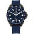 Tommy Hilfiger Damenarmbanduhr mit blauem Zifferblatt und dunkelblauem Textilband