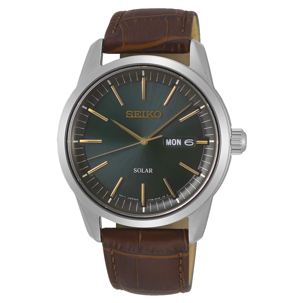 Montre Seiko Conceptual SNE529P1 pour homme • Alimentation solaire • Verre saphir