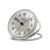 Horloge de table radio-pilotée AMS F5178 Argent • Mouvement radio-piloté • Verre minéral