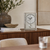 Horloge de table à pendule à quartz AMS F5190Q Argent • Mouvement à pendule à quartz • Boîtier en métal avec verre minéral
