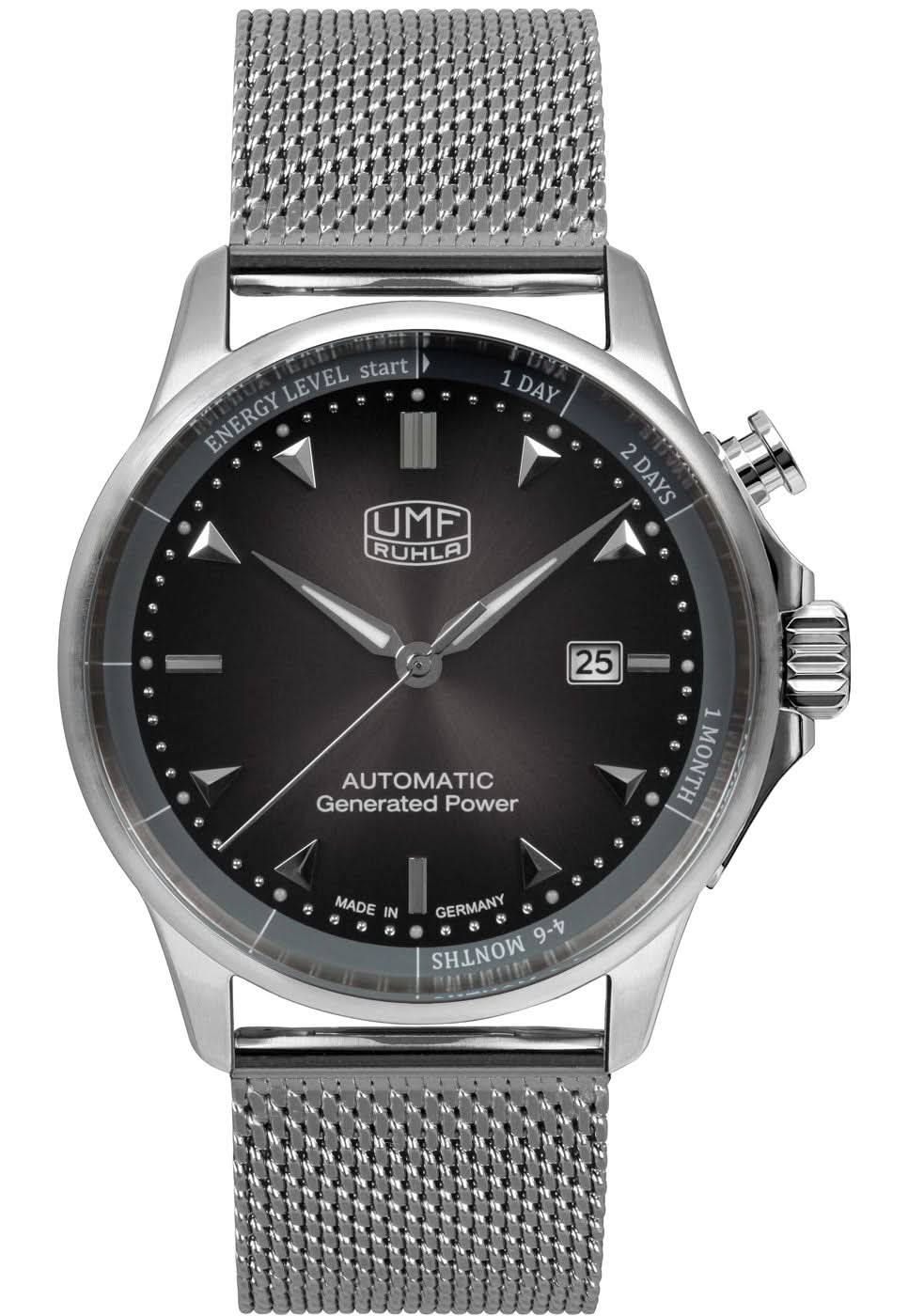 Montre homme UMF Ruhla 1062M-2 • Fabriquée en Allemagne • Hybride
