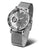 Vostok Europe Montre femme Undine avec bracelet en métal argenté et cadran rond