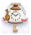 Terrastudio Horloge murale en céramique • Fait main et peint à la main • Made in Germany