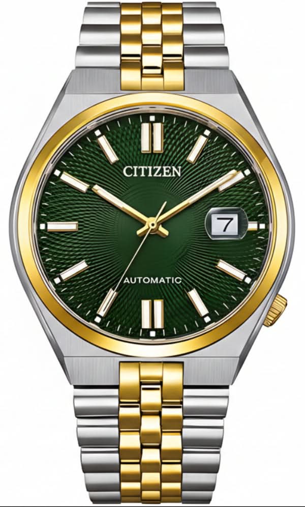 Citizen Tsuyosa 60 NK0024-54X Montre pour homme • Réserve de marche de 60 h • Verre saphir