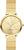 Danish Design Damenuhr mit goldfarbener Metallarmband- und rundem Zifferblatt