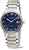 Boccia Herrenuhr mit blauem Zifferblatt und Metallarmband
