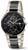 Herrenuhr BOCCIA mit Metallarmband, schwarzem Zifferblatt und Datumsanzeige