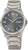 Titan-Herrenuhr mit silbernem Metallarmband und grauem Zifferblatt, Datumsanzeige