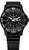 Traser Herrenarmbanduhr P66 Elite mit schwarzem Zifferblatt, Datumsanzeige und Kautschukband