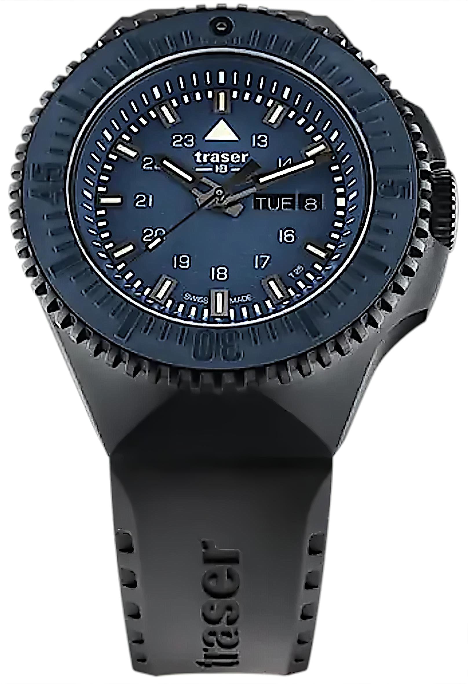 Montre Homme Traser P69 Black Stealth 109857 • Trigalight H3 • Swiss Made