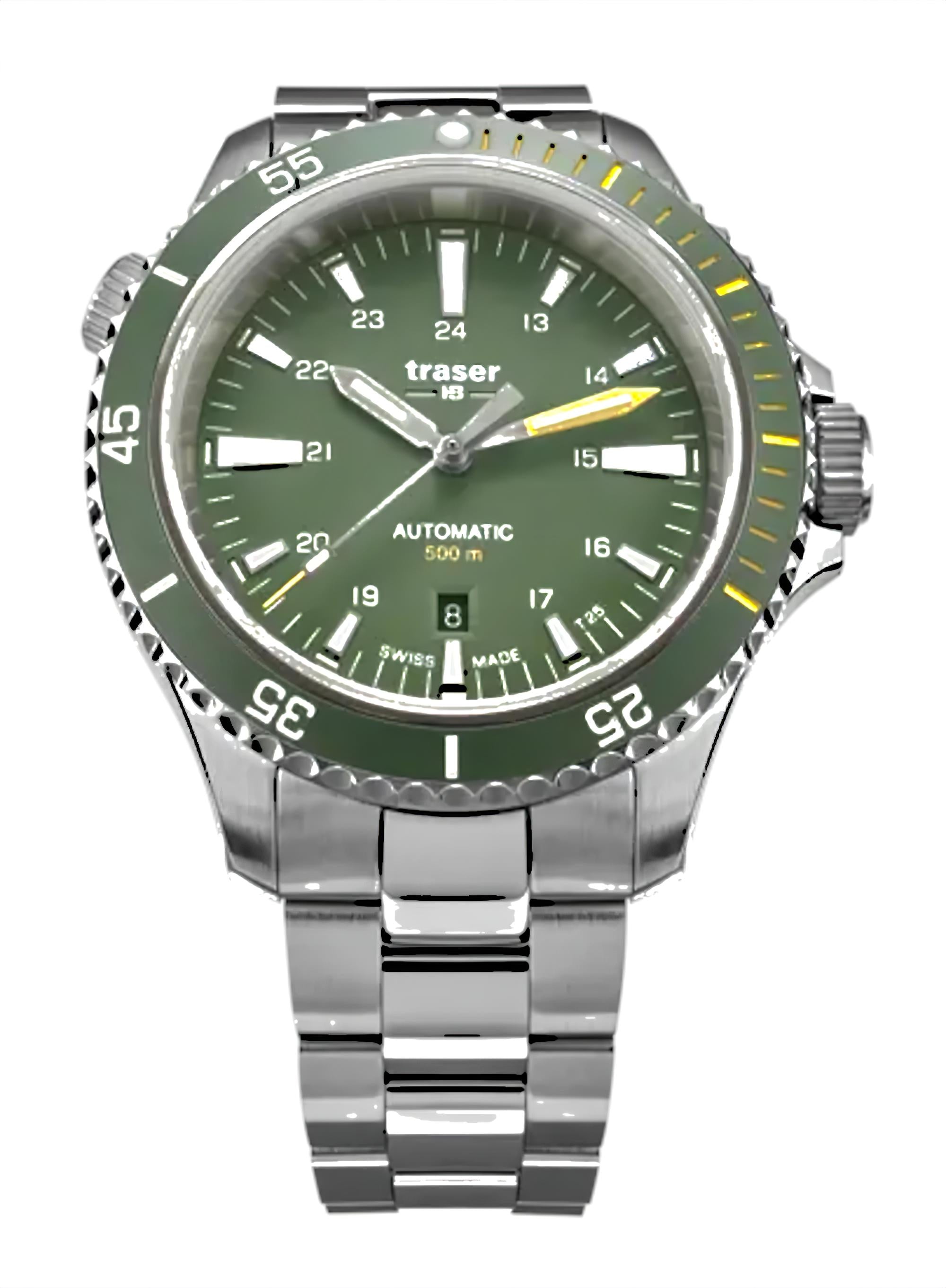 Montre automatique Traser P67 Diver 110325 pour homme • Trigalight • Swiss Made