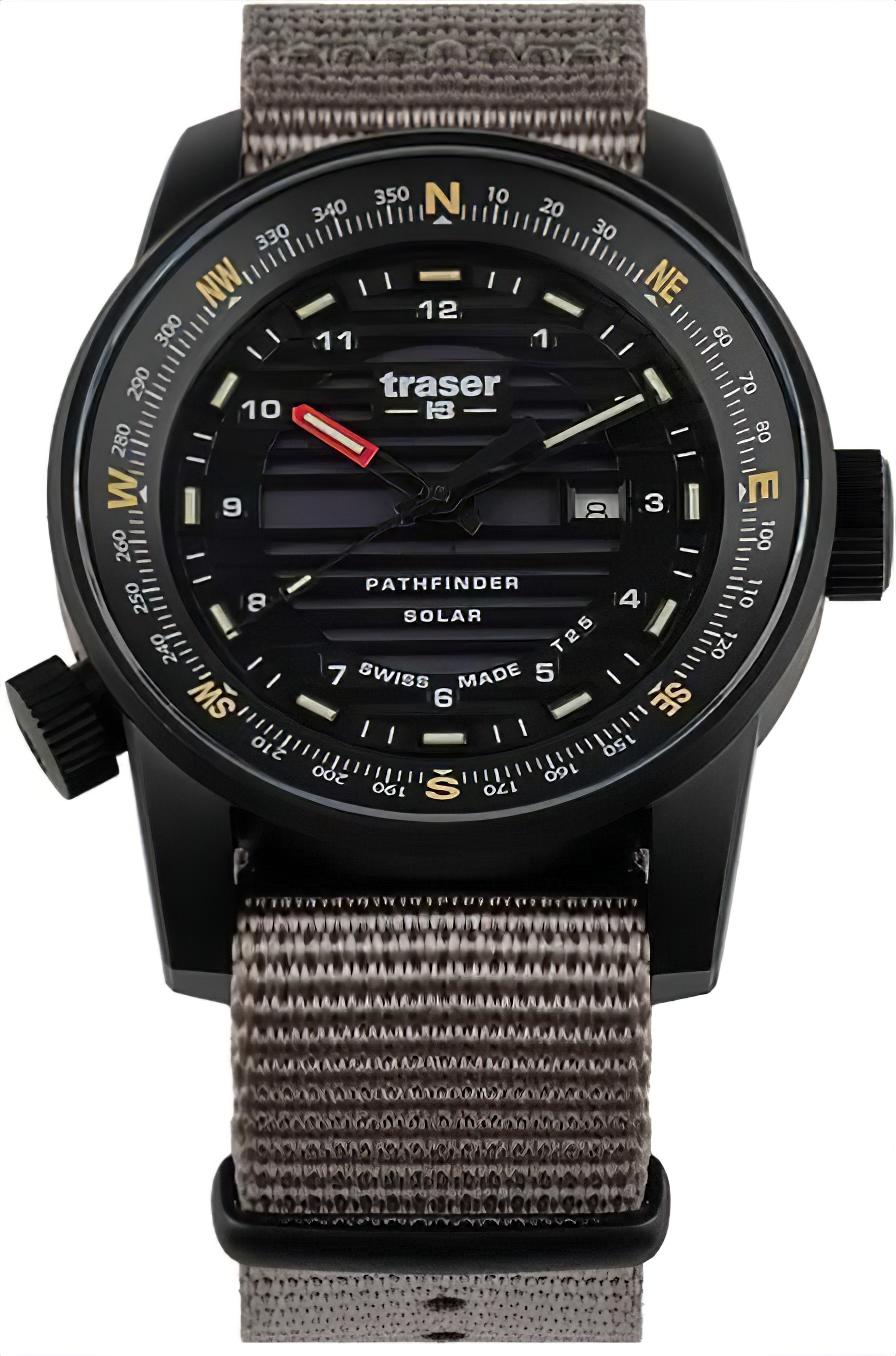 Montre Homme Traser P68 Pathfinder 111400 • Trigalight H3 • Swiss Made