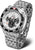 Montre Vostok Europe pour homme avec bracelet en acier, cadran noir et look chronographe