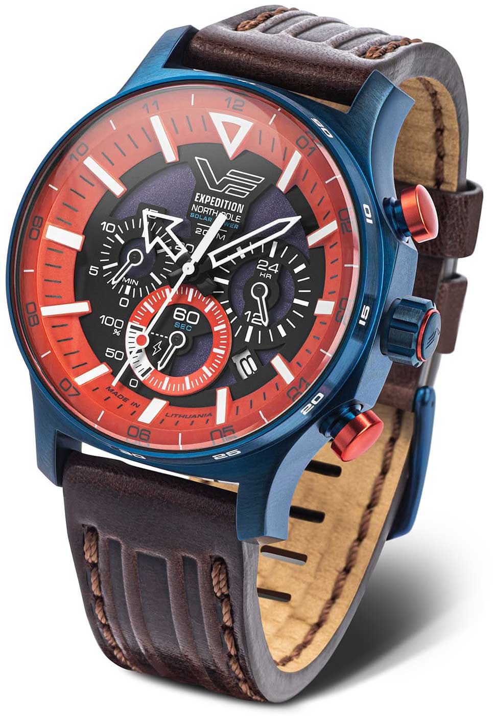 Montre homme Vostok Europe Expedition Everest Underground VR42-595D734 • Solaire • 20 ATM