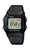 Montre numérique Casio pour homme avec bracelet en résine noire et affichage numérique