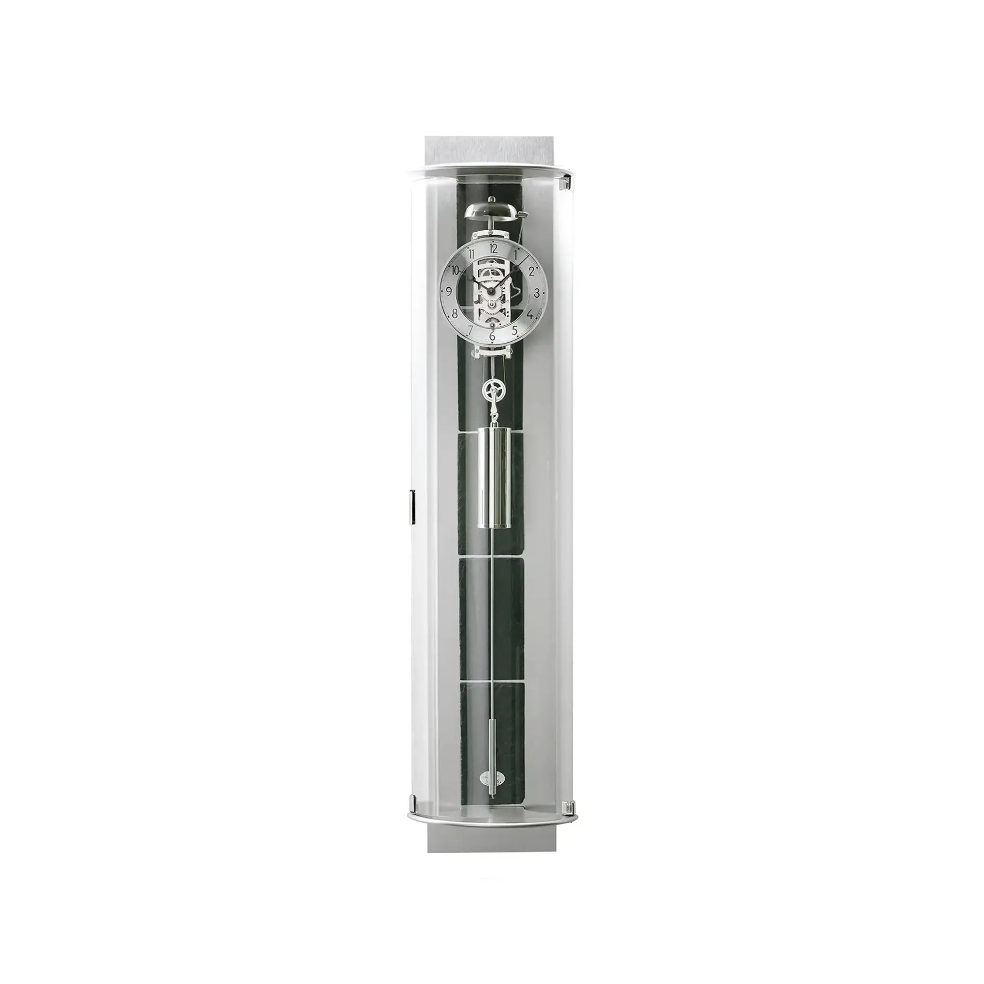 AMS Design R695 Zegar ścienny • Mechanizm linkowy • Łupek i aluminium